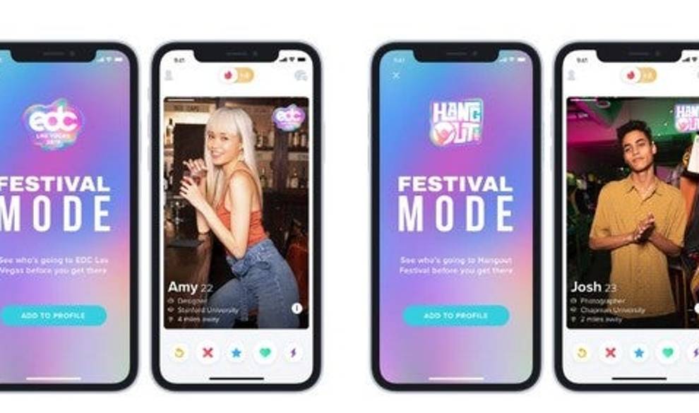 Tinder activa el modo festival para que el amor de tu vida no se te escape $!Tinder activa el modo festival para que el amor de tu vida no se te escape