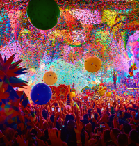 elrow y Okuda San Miguel conquistan [UNVRS] con Neo Kaos Garden 2.0