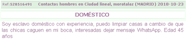 Los esclavos domésticos que te limpian la casa por el placer de servirte $!Los esclavos domésticos que te limpian la casa por el placer de servirte