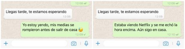 Las palabras más utilizadas por un mentiroso en Whatsapp Lo que dices vs. Lo que realmente quieres decir $!Las palabras más utilizadas por un mentiroso en Whatsapp Lo que dices vs. Lo que realmente quieres decir