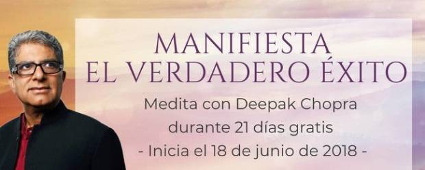 Conéctate con tu yo más profundo meditando con Deepak Chopra $!Conéctate con tu yo más profundo meditando con Deepak Chopra
