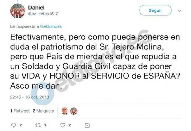 El jefe de la Policía Nacional en Navarra dimite por insultar y amenazar anónimamente por Internet $!El jefe de la Policía Nacional en Navarra dimite por insultar y amenazar anónimamente por Internet