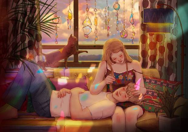Estas ilustraciones transmiten la magia del amor tan intensamente que casi se puede sentir $!Estas ilustraciones transmiten la magia del amor tan intensamente que casi se puede sentir