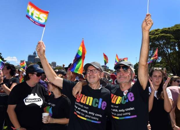 Los australianos apoyan el matrimonio homosexual en una votación por correo $!Los australianos apoyan el matrimonio homosexual en una votación por correo