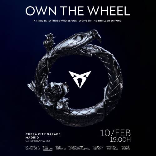 CUPRA presenta Own the Wheel, una exposición que reivindica la emoción de tomar el control y vivir el presente