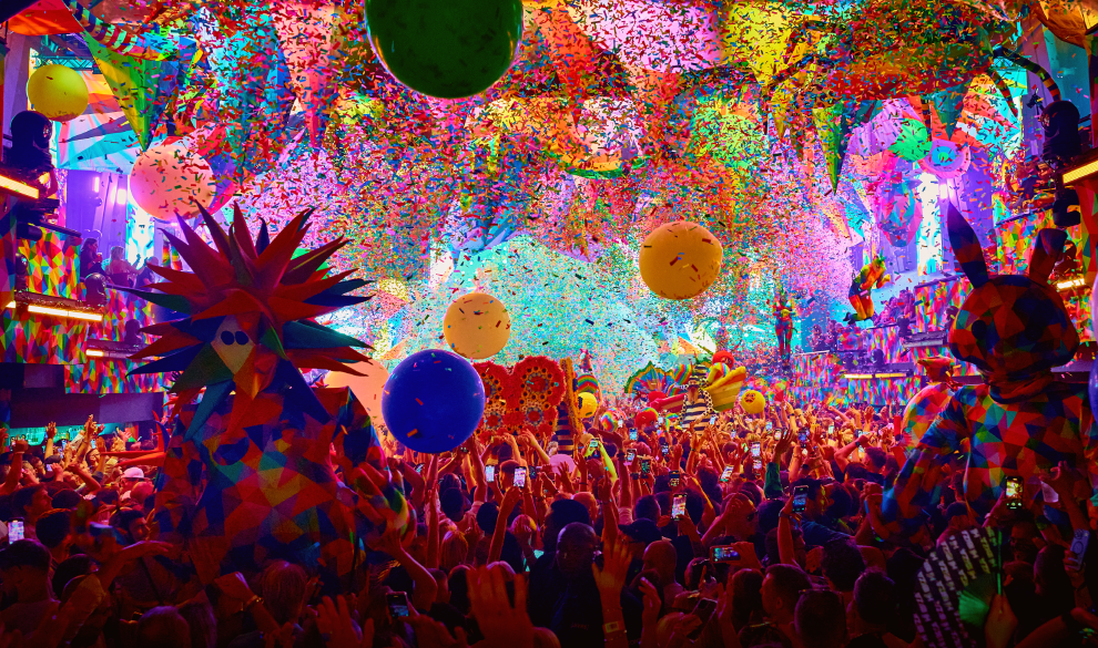 elrow y Okuda San Miguel conquistan [UNVRS] con Neo Kaos Garden 2.0