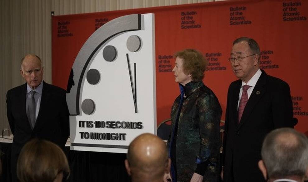 El Reloj del Apocalipsis alerta que el fin del mundo está inquietantemente cerca $!El Reloj del Apocalipsis alerta que el fin del mundo está inquietantemente cerca