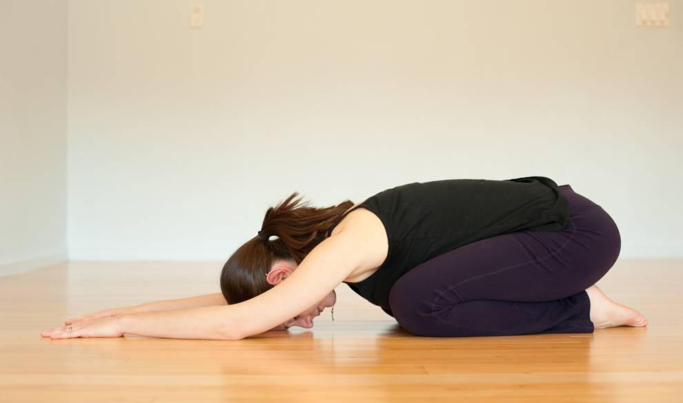 Postura 'balasana' $!Postura 'balasana'