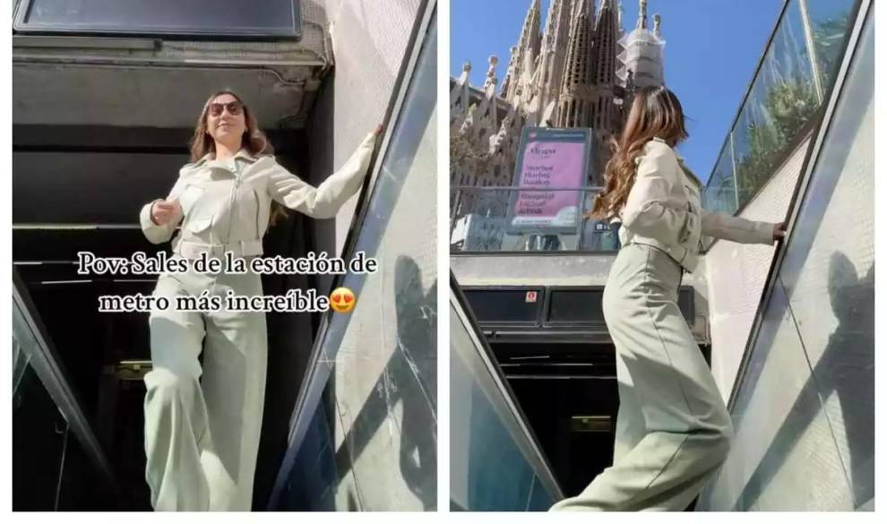 El metro de Barcelona se planta: prohibido grabarse vídeos en las escaleras mecánicas de Sagrada Familia