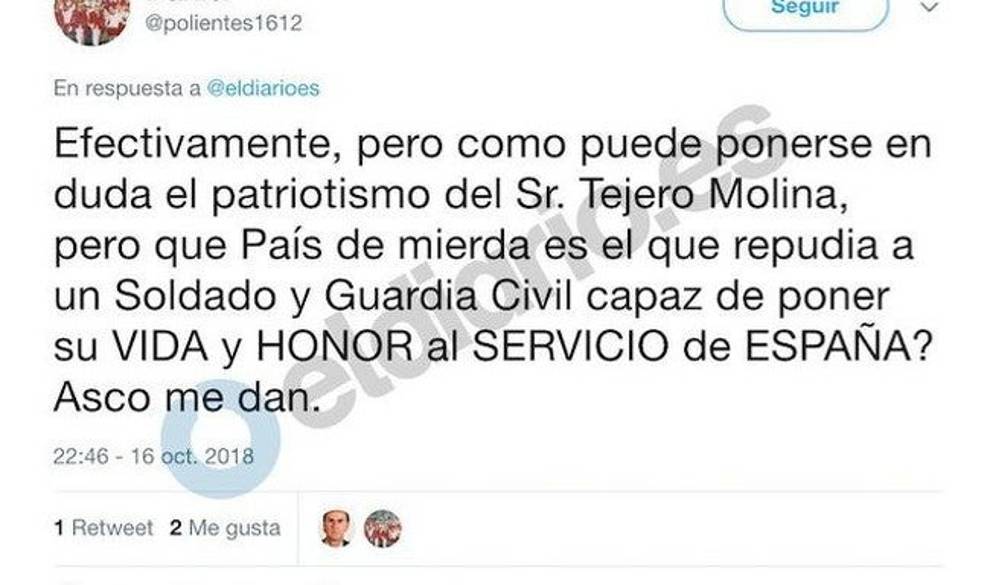 El jefe de la Policía Nacional en Navarra dimite por insultar y amenazar anónimamente por Internet $!El jefe de la Policía Nacional en Navarra dimite por insultar y amenazar anónimamente por Internet