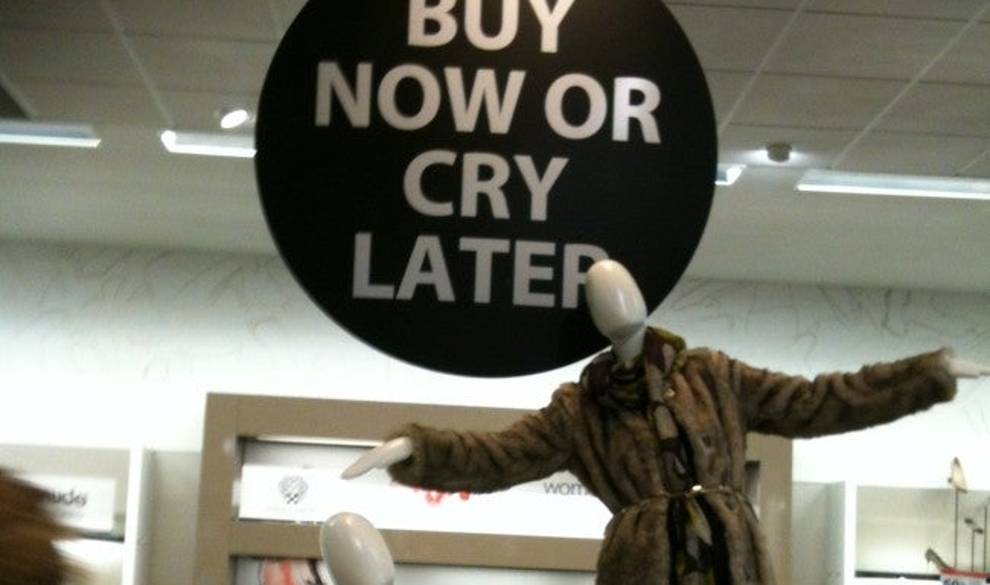 Ir de compras me da subidón pero me deja una tristeza todavía más grande $!Ir de compras me da subidón pero me deja una tristeza todavía más grande