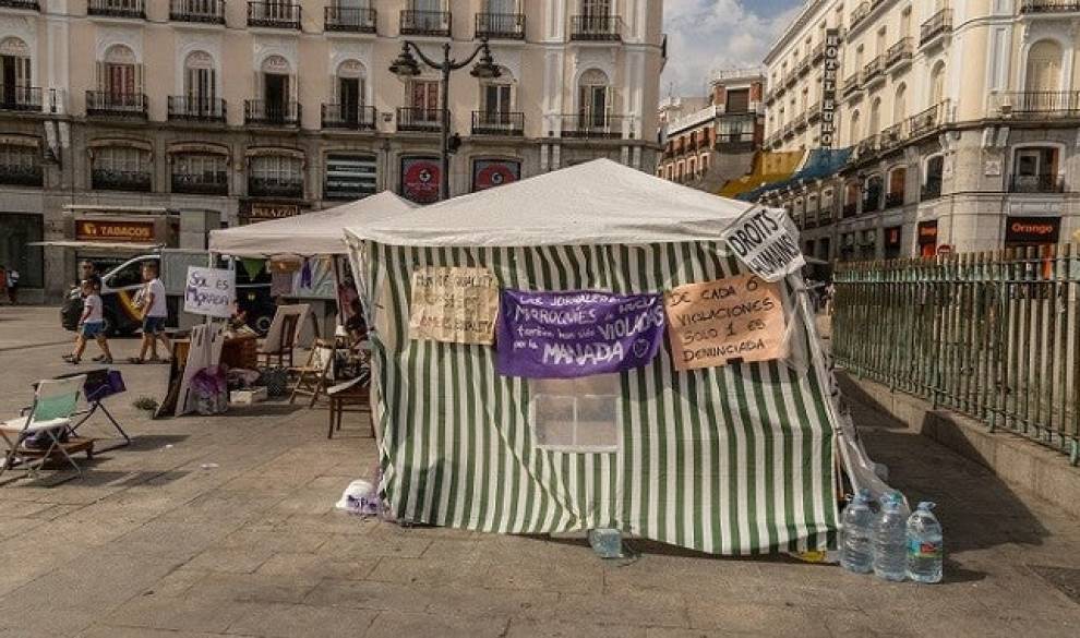 $!Así fue la acampada feminista que desafió al patriarcado en Madrid