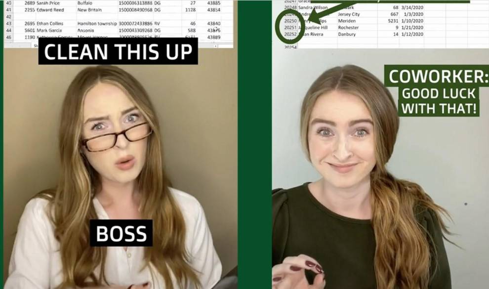 ¿Te imaginas trabajar 4 horas al día y ganar 2 millones de dólares? Esa es la vida de Miss Excel, la profe de TikTok