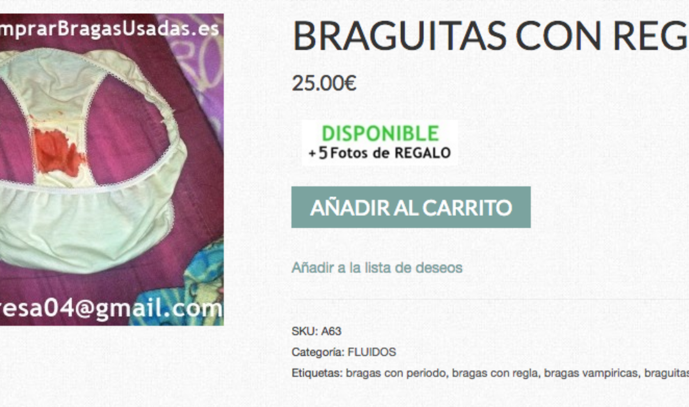 Esto es lo que aprendí en el mercado de compraventa de bragas usadas en Internet