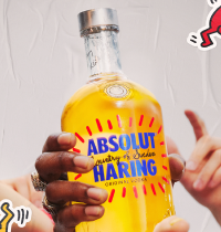 Absolut Haring, la nueva botella que reivindica la autenticidad más rebelde