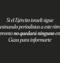 códigonuevo se suma a la iniciativa global de Reporteros Sin Fronteras para pedir el fin de la masacre deliberada de periodistas en Gaza