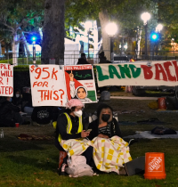 Estudiantes estadounidenses entran en huelga de hambre por Gaza