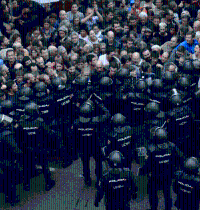 La Fiscalía pide la absolución de los policías demandados por las cargas del 1 de octubre