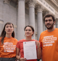Sindicato de Inquilinas recorre los barrios de Madrid para asesorar sobre la prórroga de alquileres