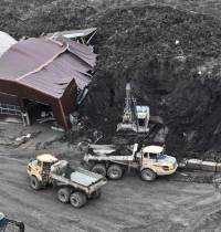 Una avalancha tóxica está a punto de devorar un pueblo de Dinamarca