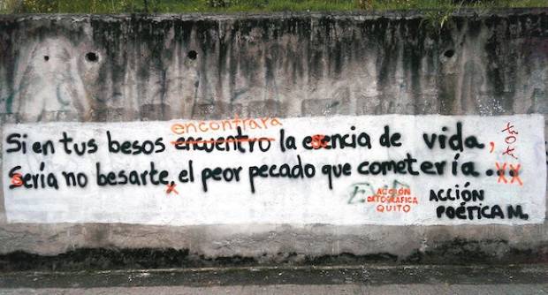 $!A La Caza De Las Cagadas Ortográficas Urbanas