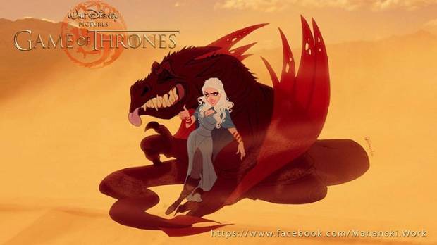 $!Así sería Juego de Tronos si Disney hubiera diseñado a sus personajes