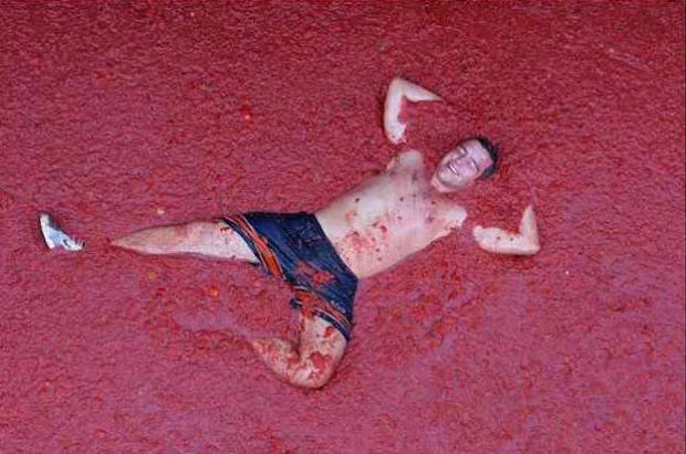 $!Arranca La Tomatina 2014 A Tomatazo Limpio