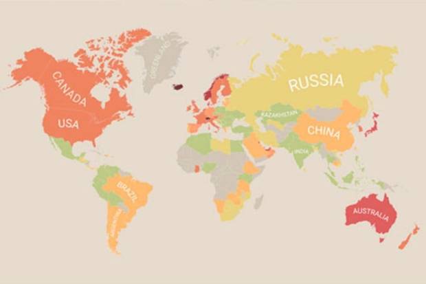 $!El nuevo mapa para saber en qué países es más barato vivir