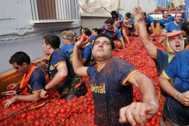 $!Arranca La Tomatina 2014 A Tomatazo Limpio