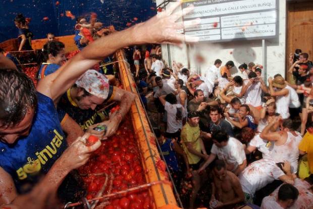 $!Arranca La Tomatina 2014 A Tomatazo Limpio