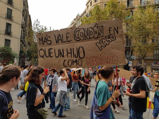$!FOTOS: Así están las calles de Barcelona el día de la huelga general contra la violencia del 1-O