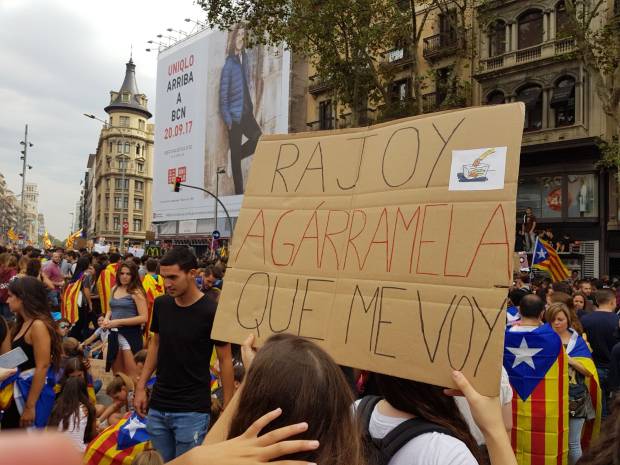 $!FOTOS: Así están las calles de Barcelona el día de la huelga general contra la violencia del 1-O