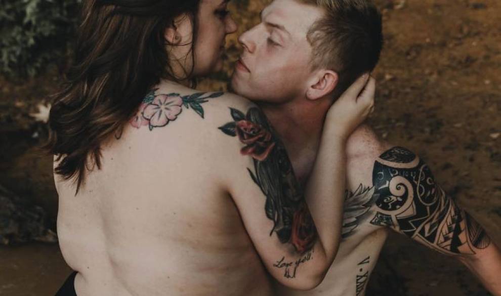 $!Esta pareja está enamorando a internet con el empoderador mensaje de sus fotografías