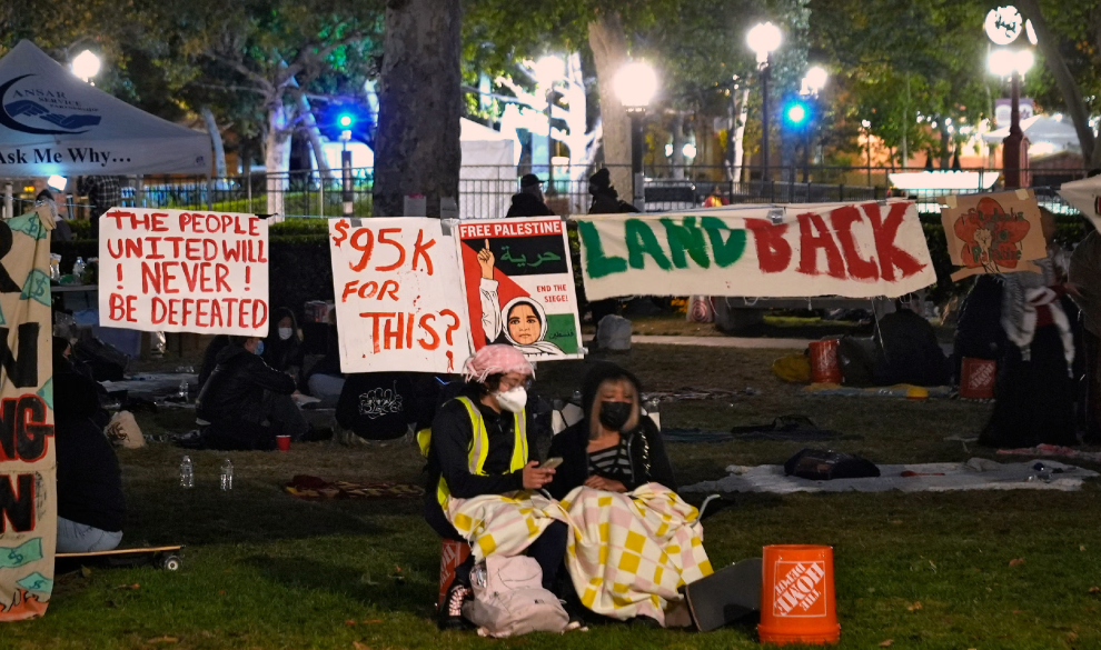 Estudiantes estadounidenses entran en huelga de hambre por Gaza