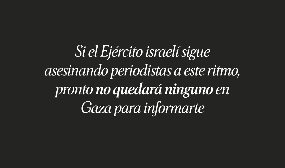 códigonuevo se suma a la iniciativa global de Reporteros Sin Fronteras para pedir el fin de la masacre deliberada de periodistas en Gaza