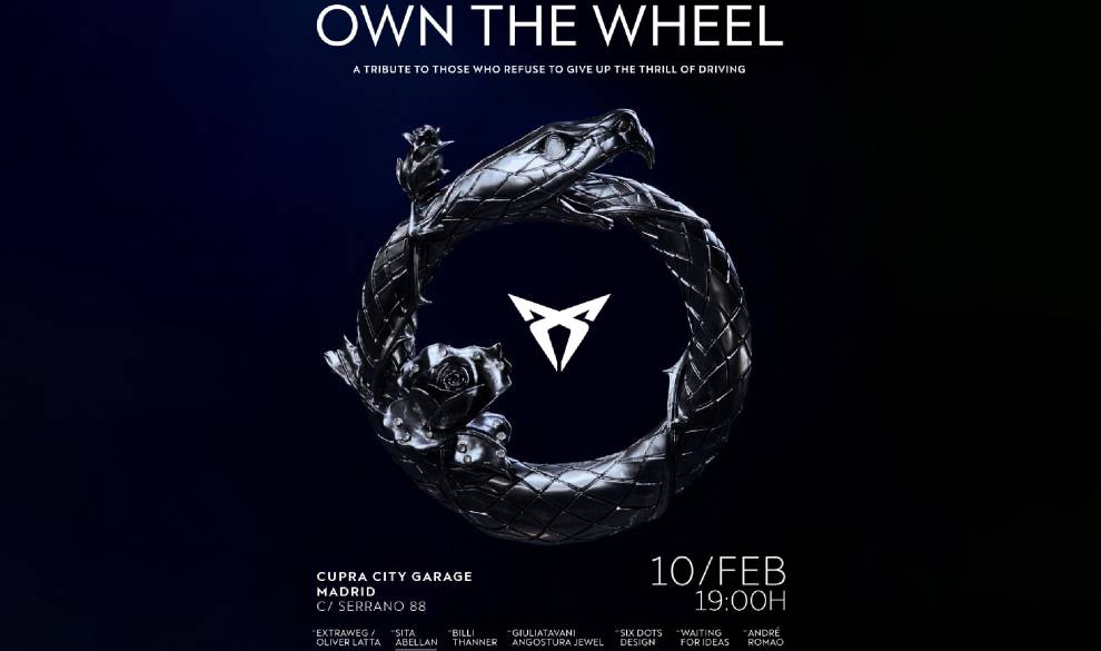 CUPRA presenta Own the Wheel, una exposición que reivindica la emoción de tomar el control y vivir el presente