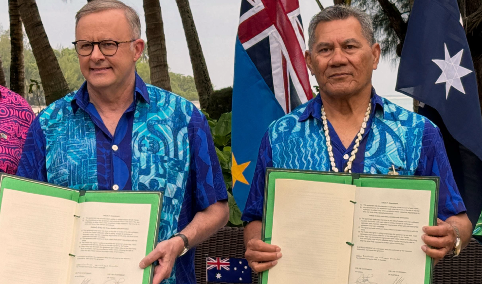 Visa climática para la población de Tuvalu por el hundimiento del país