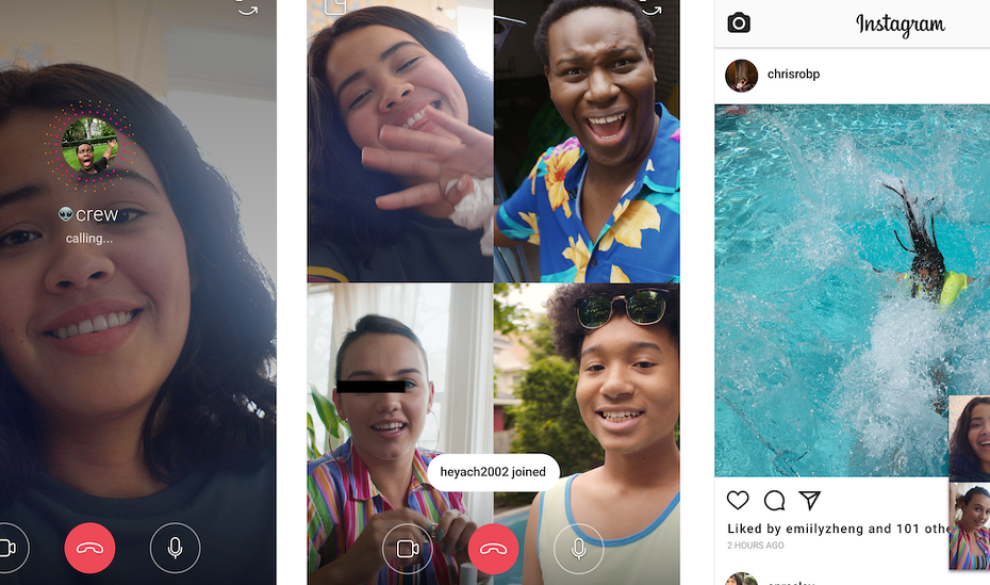 Instagram ya incluye las videollamadas en su plataforma