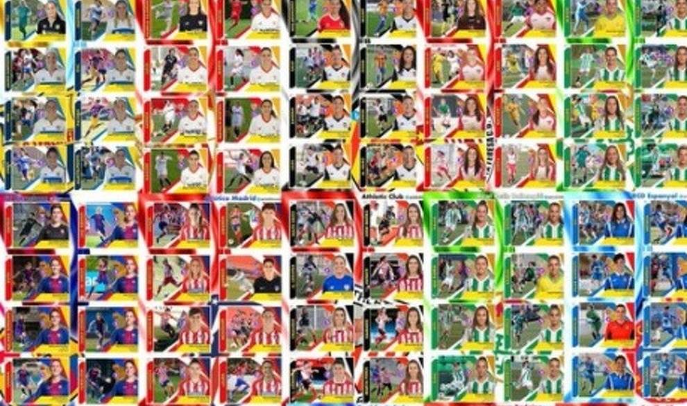 Esta madre fabricó una colección de cromos de la Liga de Fútbol Femenina para sus hijas