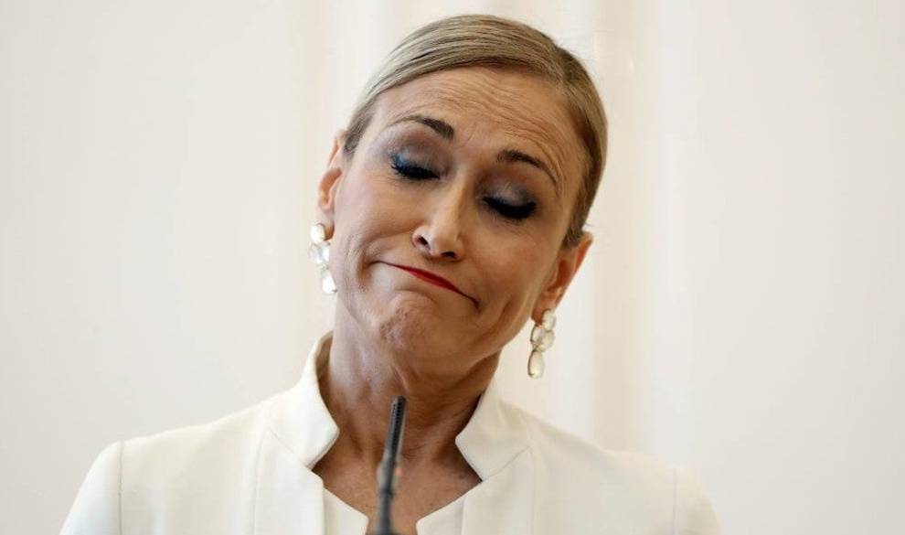 Cristina Cifuentes anuncia su dimisión