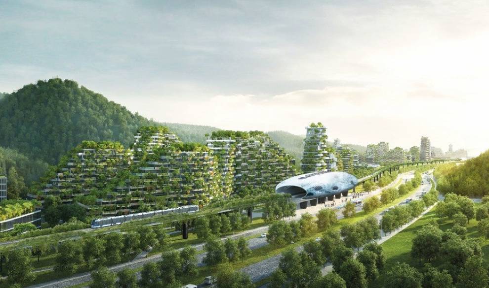 China está construyendo la primera 'Ciudad Bosque' del mundo