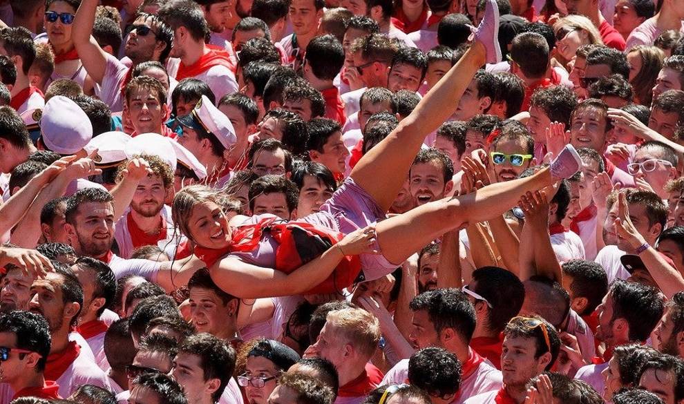 La protesta contra La Manada que teñirá el chupinazo de los Sanfermines