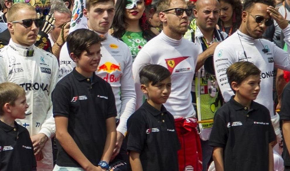 La Fórmula 1 sustituye las azafatas por los grid kids o 'niños de la parrilla'