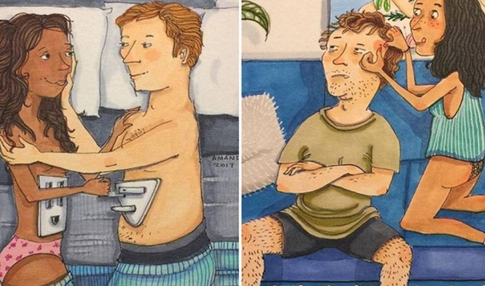 13 ilustraciones que muestran cómo es el amor en la intimidad