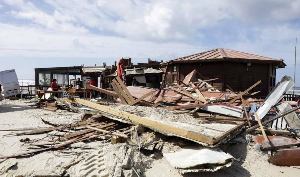 Las imágenes que ha dejado el huracán Leslie a su paso por España y Portugal