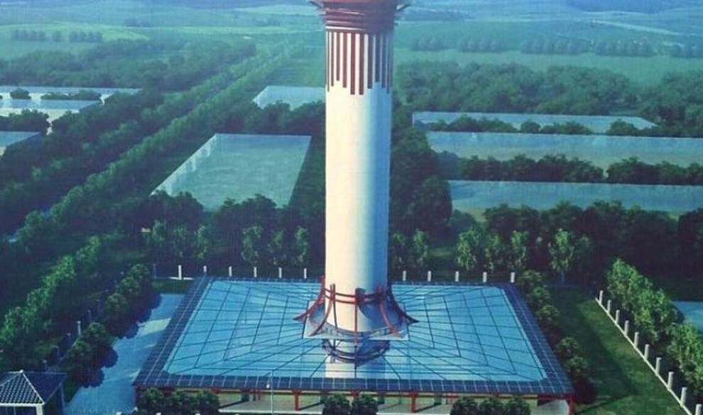 China construye una torre gigante para purificar el aire de sus ciudades