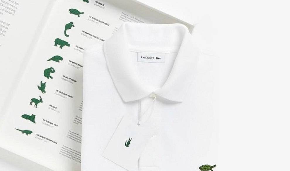 Lacoste cambia temporalmente su cocodrilo por 10 animales en peligro de extinción