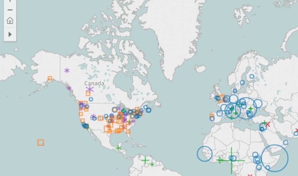 Este mapa interactivo muestra las enfermedades que están volviendo por la moda de no vacunar