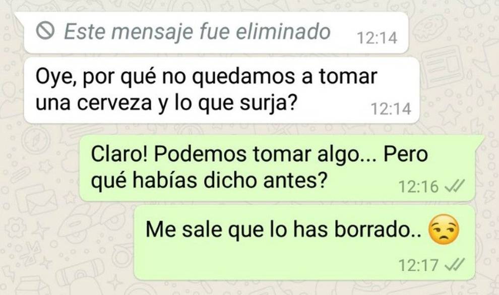 Whatsapp ya te permite borrar los mensajes aunque ya estén enviados