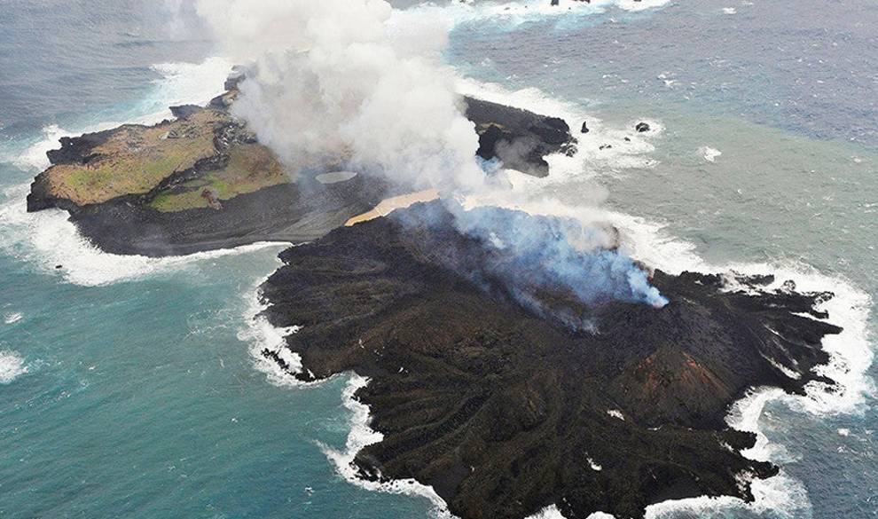 Nishinoshima, La Isla Japonesa Que Ha Quintuplicado Su Tamaño